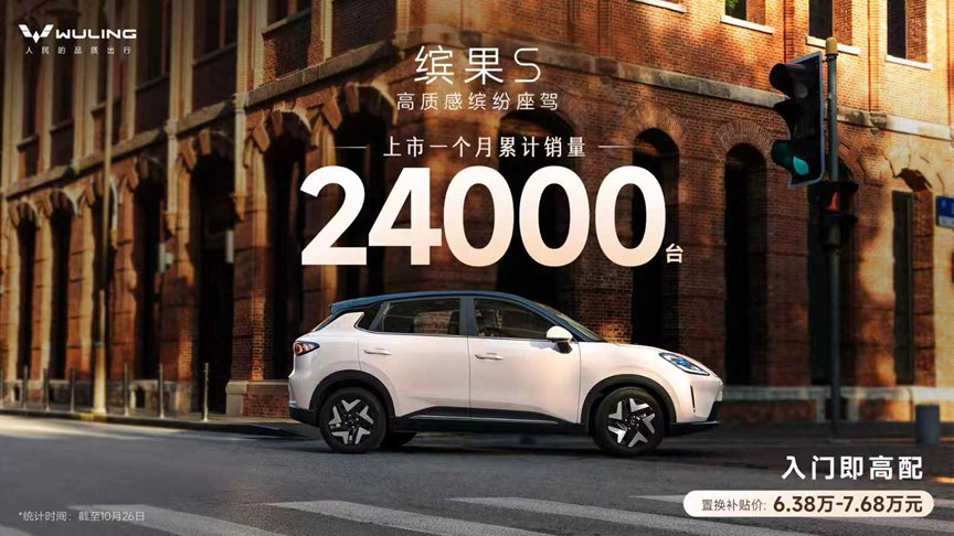 上市一月就暢銷2.4萬臺,6-7萬即可入手精品小車,繽果S有多強?